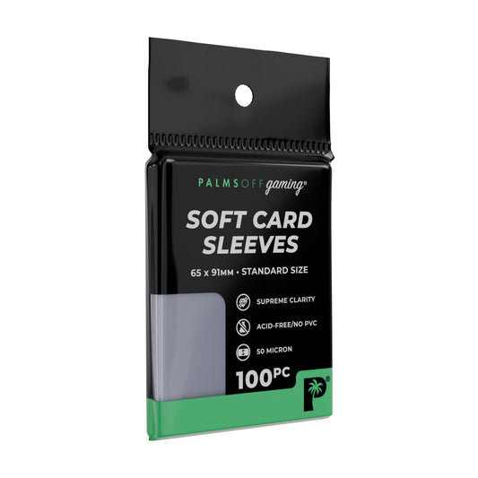 Palms Off Gaming Soft Card Sleeves - Standard Size (100pc)