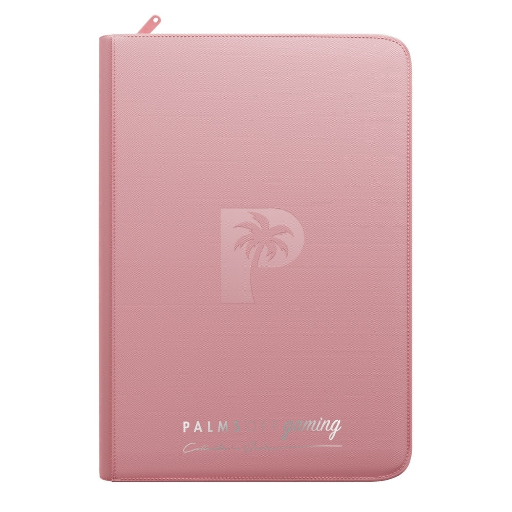 Palms Off Gaming Collector's Series Top Loader Zip Binder - Pink