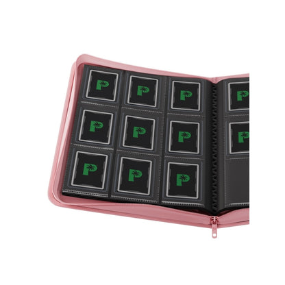 Palms Off Gaming Collector's Series Top Loader Zip Binder - Pink
