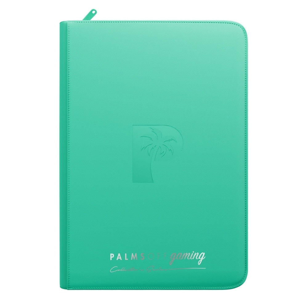Palms Off Gaming Collector's Series Top Loader Zip Binder - Turquoise