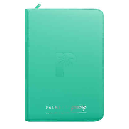 Palms Off Gaming Collector's Series Top Loader Zip Binder - Turquoise