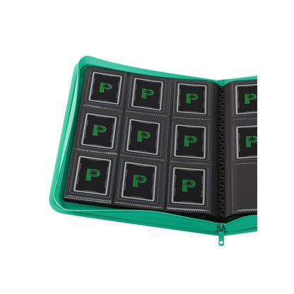 Palms Off Gaming Collector's Series Top Loader Zip Binder - Turquoise
