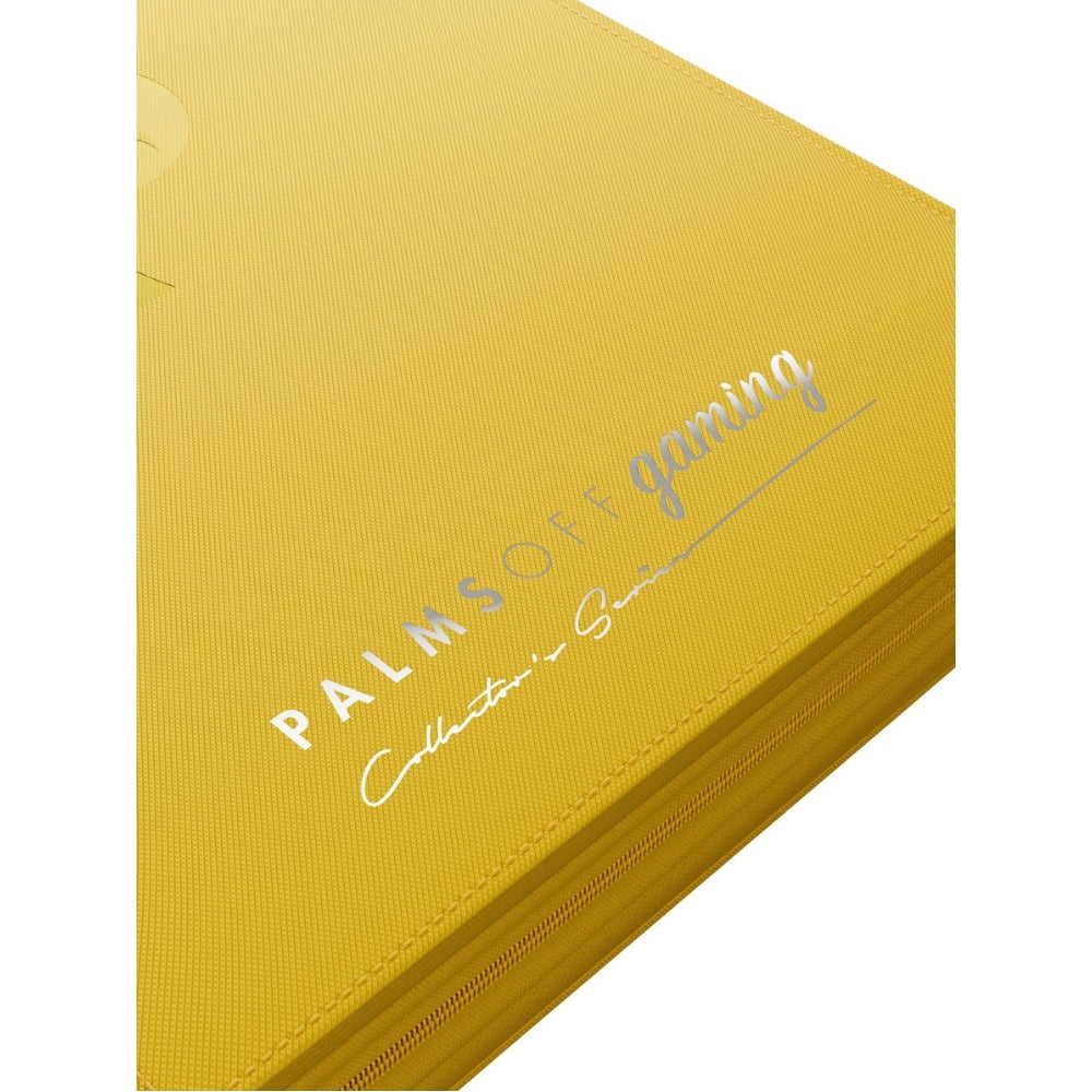 Palms Off Gaming Collector's Series Top Loader Zip Binder - Yellow