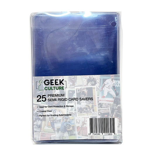 Geek Culture Semi-Rigid Sleeves (25pc)